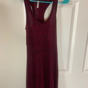 Maroon Tank top dress